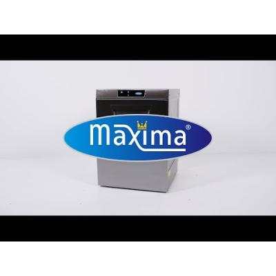 MAXIMA 09211001 | Myčka skla - 35 x 35 cm - s odtokem, oplachovačem a mýdlovým čerpadlem - digitální displej - 230V
