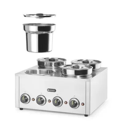 Termosystém 4, HENDI, 16L, 220-240V/800W, 506x509x(H)298mm | 201466