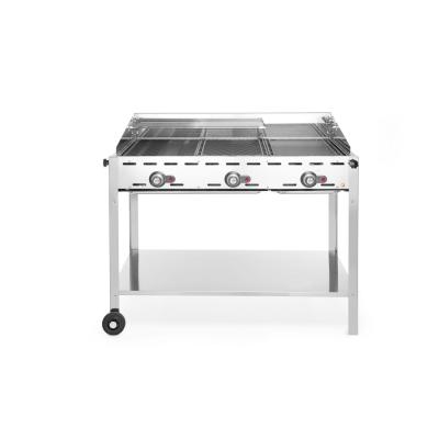HENDI 149591 | Plynový gril Green Fire 3 hořáky