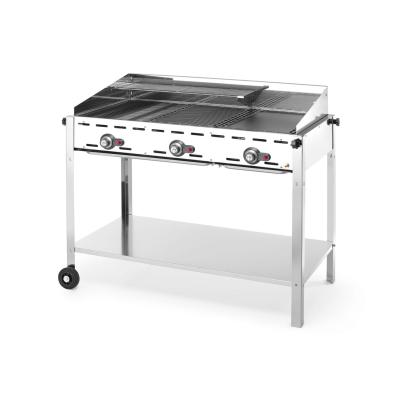 HENDI 149591 | Plynový gril Green Fire 3 hořáky