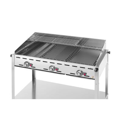 HENDI 149591 | Plynový gril Green Fire 3 hořáky