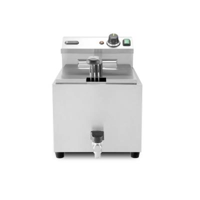 HENDI 209424 | Hluboká fritéza XL s vypouštěcím kohoutkem, HENDI, Profi Line, 10L
