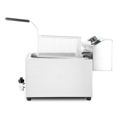 HENDI 209424 | Hluboká fritéza XL s vypouštěcím kohoutkem, HENDI, Profi Line, 10L