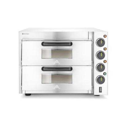 HENDI 220283 | Dvoukomorová pec na pizzu 3000 W
