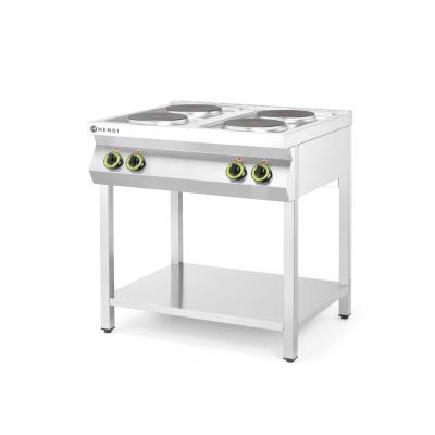 HENDI 226223 | Elektrický vařič Kitchen Line – 4 plotýnky s otevřenou podstavou