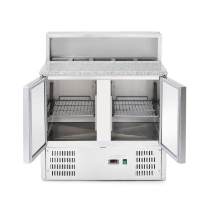HENDI 236208 | Chladicí stoly s nástavbou a žulovou deskou Arktic