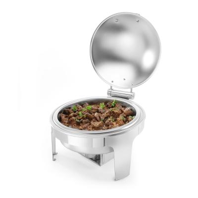 HENDI 470282 | Chafing kulatý, saténový vzhled, HENDI, Profi Line, 6L