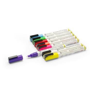 HENDI 664278 | Fixy na tabuli 3 mm, HENDI, 1x bílý, 1x červený, 1x modrý, 1x zelený, 1x žlutý, 1x fialový, 1x oranžový a