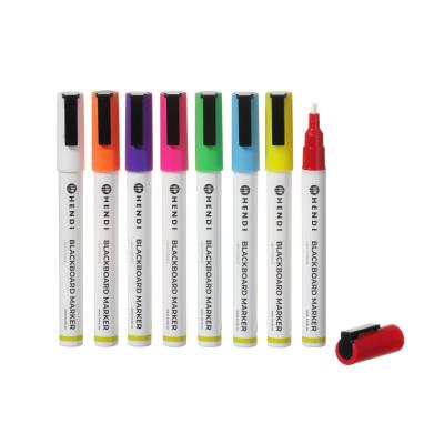 HENDI 664278 | Fixy na tabuli 3 mm, HENDI, 1x bílý, 1x červený, 1x modrý, 1x zelený, 1x žlutý, 1x fialový, 1x oranžový a