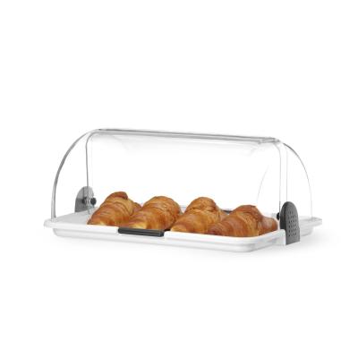 HENDI 871706 | Roll-top vitrína, HENDI, Bílá, Obdélníkové