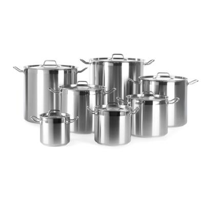 HENDI 832004 | Vysoký hrnec na dušení – s poklicí, HENDI, Profi Line, 3L, ⌀160x(H)150mm HENDI