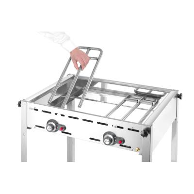 HENDI 149508 | Plynový gril Green Fire 2 hořáky