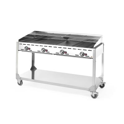 HENDI 149614 | Plynový gril Green Fire 4 hořáky