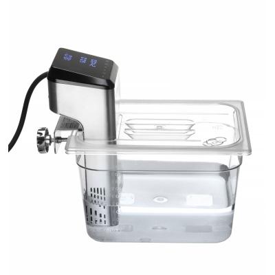 HENDI 864234 | Víko pro polykarbonátové nádoby GN s výřezem pro cirkulační čerpadlo sous vide