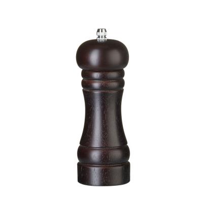 HENDI 469781 | Dřevěný mlýnek na pepř, HENDI, Tmavé dřevo, ⌀57x(H)165mm