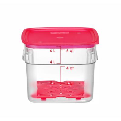 CAMBRO 6SFSPROCW135 | Nádoba na potraviny CamSquares Fresh Pro, Cambro, 5, 7L, Průhledná