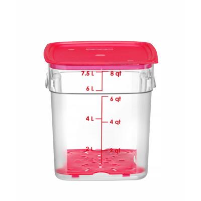CAMBRO 8SFSPROCW135 | Nádoba na potraviny CamSquares Fresh Pro, Cambro, 7, 6L, Průhledná
