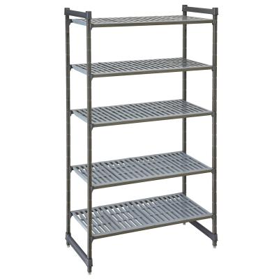 HENDI CBU213672V4 | Skladovací regál Camshelving Cambro Basics Plus se 4 odvětrávanými policemi Cambro