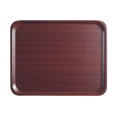 CAMBRO MY3343E73 | Obdélníkový protiskluzový servírovací tác Mykonos v mahagonovém provedení, Cambro, obdelníkový tvar, 
