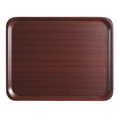 CAMBRO MY3646E73 | Obdélníkový protiskluzový servírovací tác Mykonos v mahagonovém provedení, Cambro, obdelníkový tvar, 