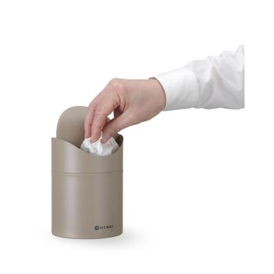 HENDI 440797 | Odpadkový koš na stolek s otočným krytem, HENDI, 1, 2L, Béžová, ⌀120x(H)165mm