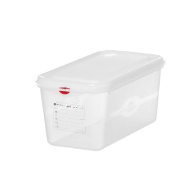 HENDI 873243 | Nádoba GN 1/3, polypropylenová, HENDI, GN 1/3, 6L, Průhledná, Obdélníkové