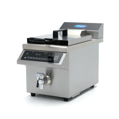 MAXIMA 09371450 | Fritéza - 8 l - 1 koš - indukční - zvedací systém - s vypouštěcím kohoutkem