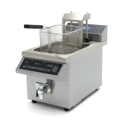 MAXIMA 09371450 | Fritéza - 8 l - 1 koš - indukční - zvedací systém - s vypouštěcím kohoutkem