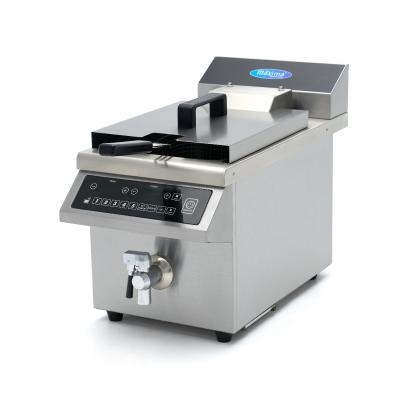 MAXIMA 09371450 | Fritéza - 8 l - 1 koš - indukční - zvedací systém - s vypouštěcím kohoutkem