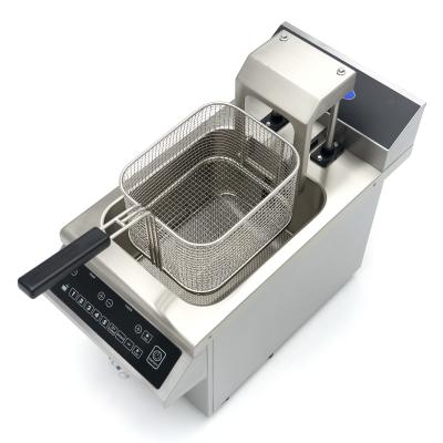 MAXIMA 09371450 | Fritéza - 8 l - 1 koš - indukční - zvedací systém - s vypouštěcím kohoutkem