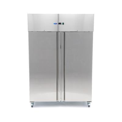 MAXIMA 09400012 | Chladnička - 1200 l - 6 nastavitelných polic (2/1 GN) - nerezová ocel - na kolečkách