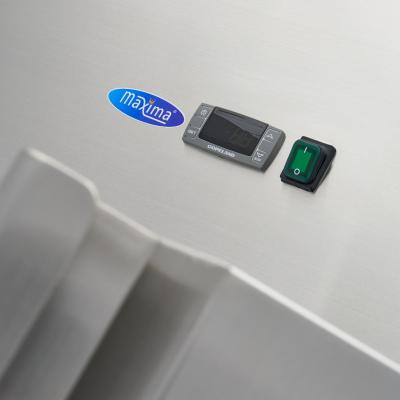 MAXIMA 09400012 | Chladnička - 1200 l - 6 nastavitelných polic (2/1 GN) - nerezová ocel - na kolečkách
