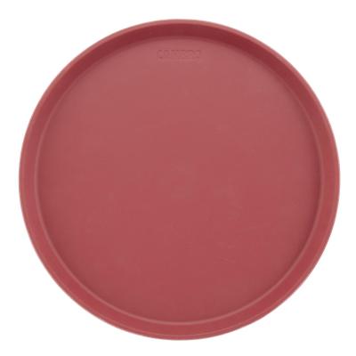 CAMBRO 1400CT522 | Servírovací tác Camtread, kulatý, protiskluzový, Cambro, vínový, ⌀355x(H)21mm