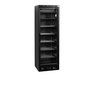 TEFCOLD 33241 | UFSC 370 G Black Mrazicí skříň jednodveřová s prosklenými dveřmi. | Serrco by