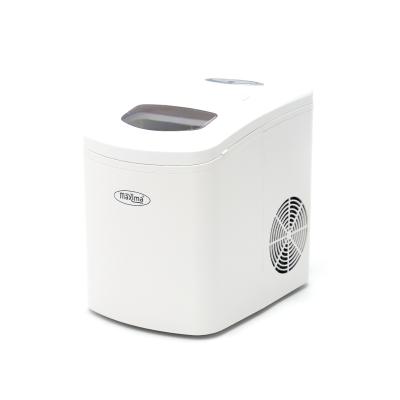 MAXIMA 09100505 | Výrobník ledu - 10-12 kg/24 h - Duté kostky ledu - Vzduchem chlazený - Bílá