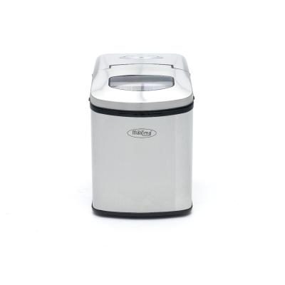 MAXIMA 09100500 | Výrobník ledu - 10-12 kg/24 h - Duté kostky ledu - Vzduchem chlazený - Stříbro