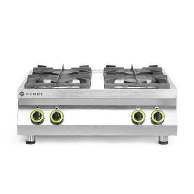 HENDI 227381 | Plynový sporák se 4 hořáky Kuchyňská linka - stolní, HENDI, Kitchen Line, 19kW