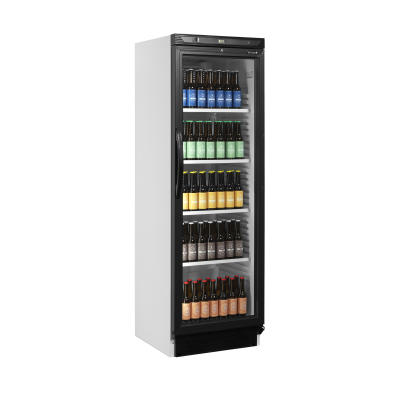 TEFCOLD 15824 | Chladicí skříň prosklené dveře | CEV 425 1 LED