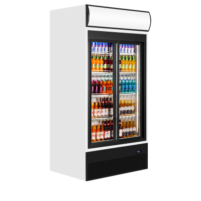 TEFCOLD 15957 | Chladicí skříň prosklené posuv. dveře | FSC 1000 S