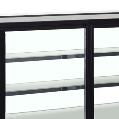 TEFCOLD 16057 | Chladicí vitrína cukrářská černá | LPD 900 F Black