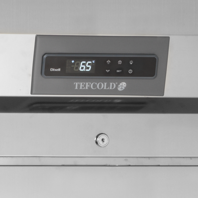 TEFCOLD 17597 | Chladicí skříň prosklené dveře GN2/1 | RK 1420 G