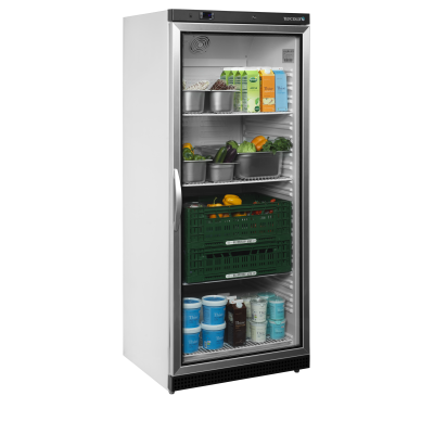 TEFCOLD 32945 | Chladicí skříň prosklené dveře, bílá | UR 600 G
