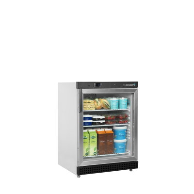 TEFCOLD 33849 | Chladicí skříň prosklené dveře, bílá | UR 200 G