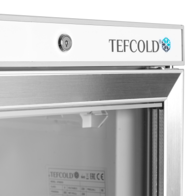 TEFCOLD 33857 | Mrazicí skříň prosklené dveře, nerez | UF 400 SG