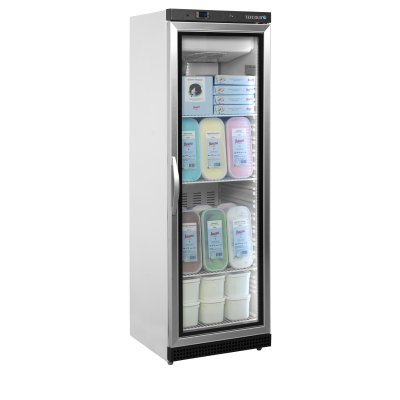 TEFCOLD 33867 | Mrazicí skříň prosklené dveře, bílá | UF 400 VG