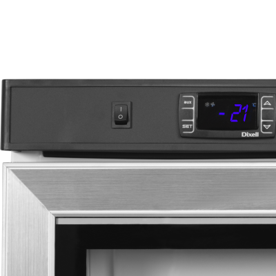 TEFCOLD 33867 | Mrazicí skříň prosklené dveře, bílá | UF 400 VG