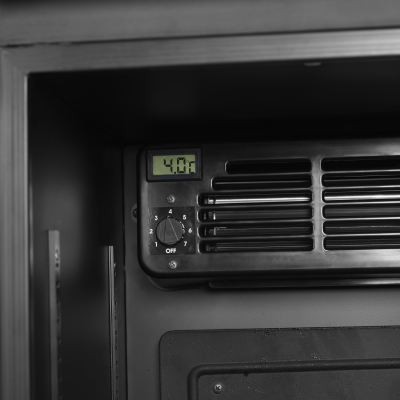 TEFCOLD 34077 | Chladicí skříň prosklené dveře | FSC 175H Black