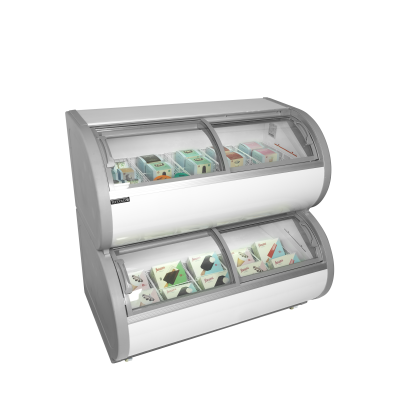 TEFCOLD 45261 | Dvouúrovňový distributor zmrzliny | TD 500
