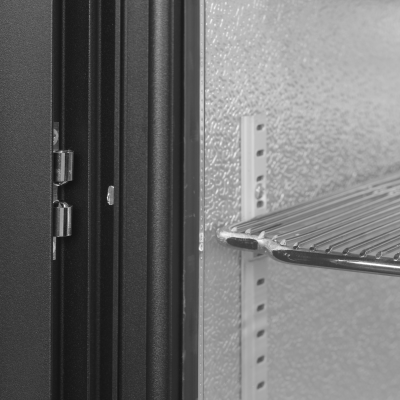 TEFCOLD 45473 | Minibar prosklené posuvné dveře, černá | BA21S