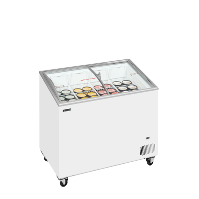 TEFCOLD 48839 | Pultová mraznička prosklené oblé víko | IC 301 SCEB